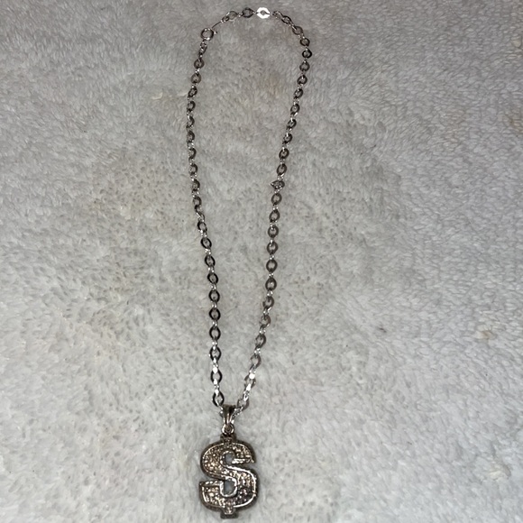 Dollar Sign Necklace Vintage - Picture 3 of 6